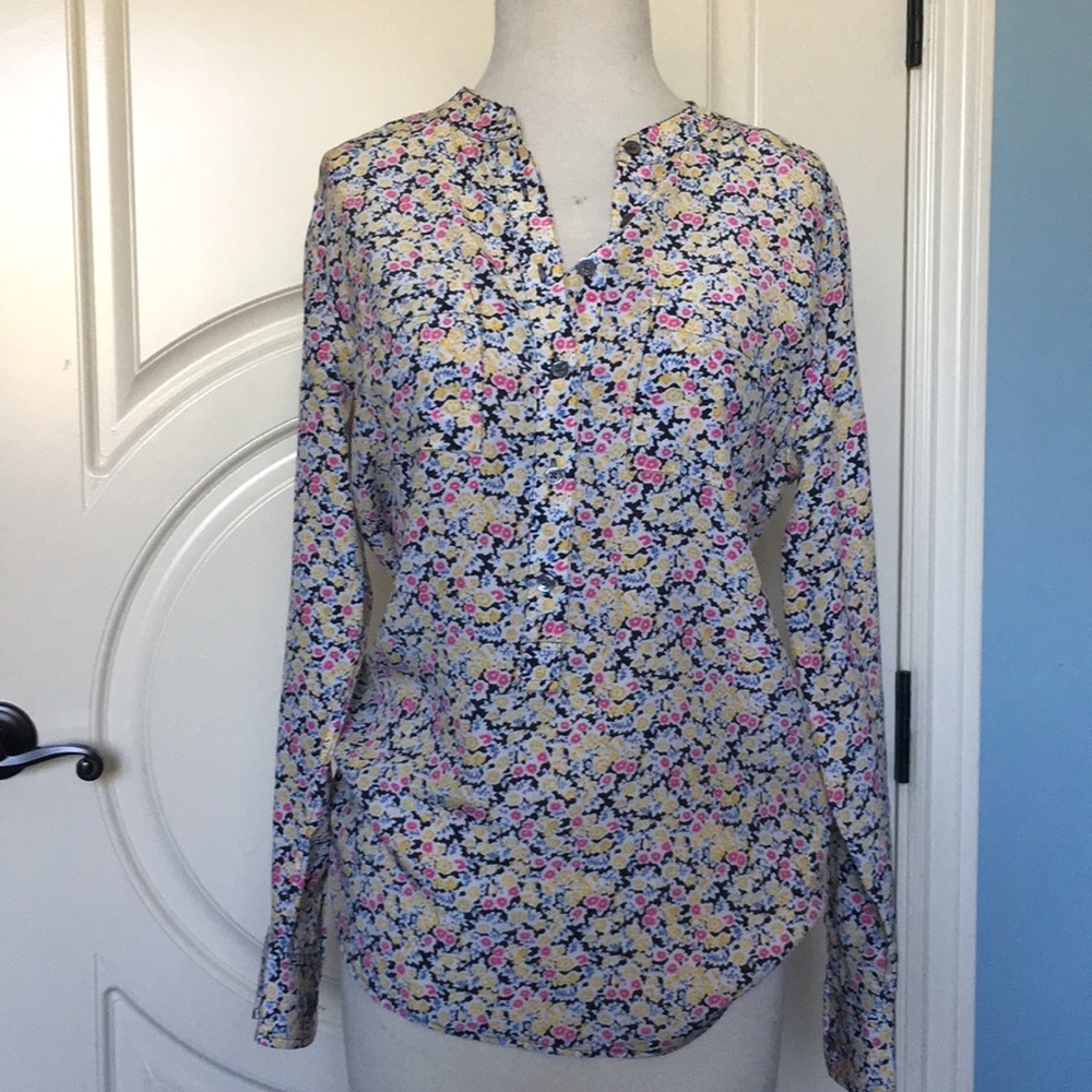 Equipment floral blouse